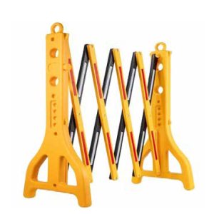 Valla plástica extensible (Amarilla)