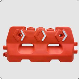 Barrera Plástica Rellenable (Naranja)