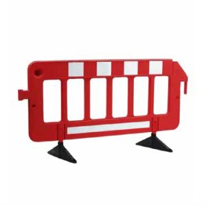 Valla plástica roja (Tipo barrera)